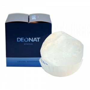 Дезодорант кристалл природный в подарочной коробочке DeoNat