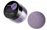 Цветная акриловая пудра (с блестками. цвет: темно-сиреневый. Sparkling Indigo).
