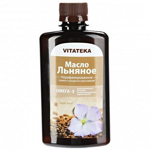 Vitateka Масло льняное ВИТАТЕКА 250 мл (БАД)