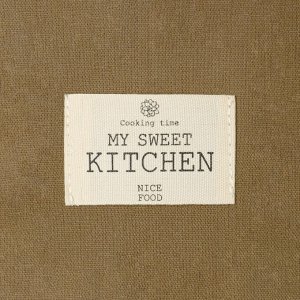 Фартук Этель ECO, цвет оливковый, 60х70 см, 70% хл, 30% лён, 190 г/м2