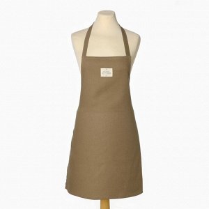 Фартук Этель ECO, цвет оливковый, 60х70 см, 70% хл, 30% лён, 190 г/м2