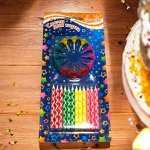 Свечи для торта &quot;Ромбики&quot; с подставками, 24 шт/уп.