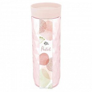 Банка для сыпучих продуктов 1,5л [PLAST TEAM PASTEL] ПЕРСИКОВАЯ КАРАМЕЛЬ