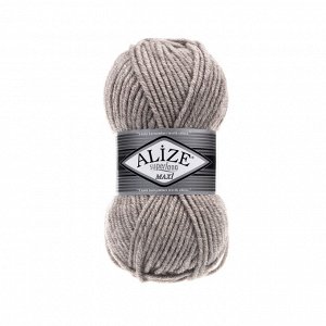 Пряжа Alize Superlana Maxi 100г №207 Светло-коричневый