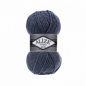 Пряжа Alize Superlana Maxi 100г №203 Джинс