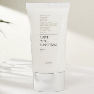 Осветляющий солнцезащитный крем с центеллой Bueno Airfit Cica Sun Cream SPF 50+ PA++++, 50мл