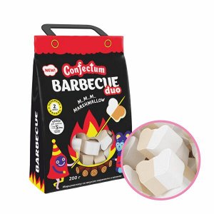 Зефир Barbecue Duo со вкусом карамели и ванили 200 гр крафт пакет