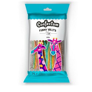 Мармелад жевательный Funny Belts 75 гр*12уп