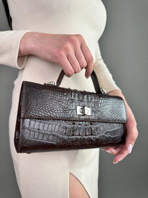 Клатч женский из кожи крокодила
