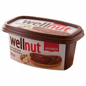 WELLNUT Паста какао-фундучная 250г