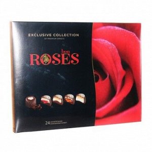 Конфеты 664 Набор "BON ROSES" черная коробка 180гр