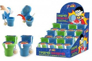KT94962 SUPER JOKER Метлалакомство карамель на палочке (2шт) и сладкая пудра 12шт*40г