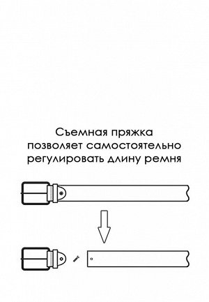 Ремень кожаный мужской CARPENTER Cr18 гладк. синий