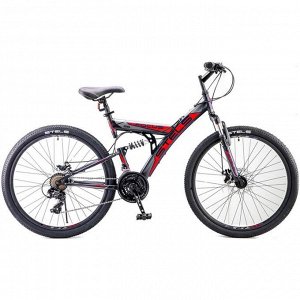 Велосипед 26" Stels Focus MD, V010, цвет чёрный/красный, размер рамы 18"