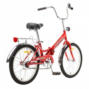 Велосипед 20" Десна-2100, Z011, цвет красный, размер 13"