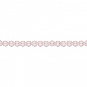 Бусина хрустальная, 3мм, жемчуг Swarovski (#5810), круглый, цвет нежно-розовый (rosaline), 10 шт.
