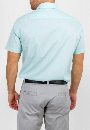 Сорочка мужская короткий рукав GREG 410/109/FR MINT/Z