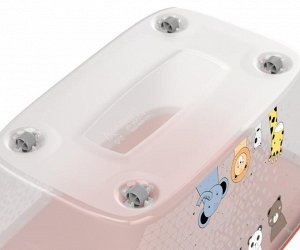 Мегабокс (универсальный ящик для хранения) на колесах  46л (600х400х290мм) (Детский, на колёсиках) (УЦЕНЕННЫЙ ТОВАР)