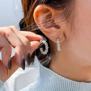 Серьги женские блестящие