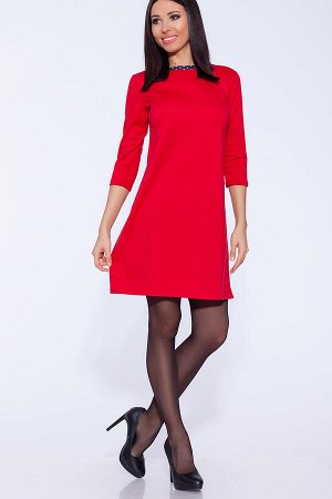 #43333 Платье Красный/горох