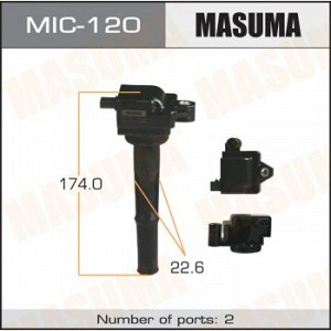 Катушка зажигания MASUMA, LAND CRUISER PRADO, 4RUNNER / 5VZFE