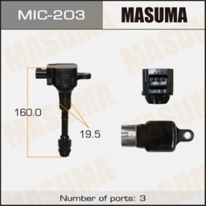 Катушка зажигания MASUMA, X-TRAIL, PRIMERA / QR20DE, QR25DE