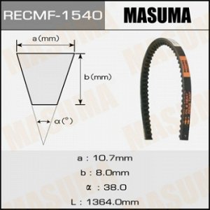 Ремень клиновидный MASUMA рк.1540 10х1363 мм