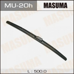 Дворник MASUMA 20'   гибридный, крюк   (500мм)  боковое крепление            (1/10/50)