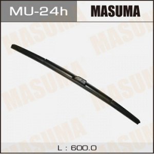 Дворник MASUMA 24'   гибридный, крюк   (600мм)  боковое крепление            (1/10/50)