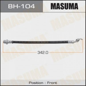 Шланг тормозной MASUMA T-  /front/  Mark II GX105,115, Crown JZS153,157, 173, 179 BH-104