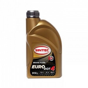 Торм. жидкость SINTEC euro Дот-4 0,910кг (1/15)