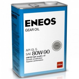 Жидкость ENEOS трансм. 80W90 GL-5   4л (1/6)