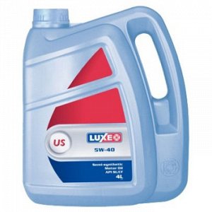 Масло моторное LUXE POLUS 5W40 SL/CF полусинтетика 4л (1/4)