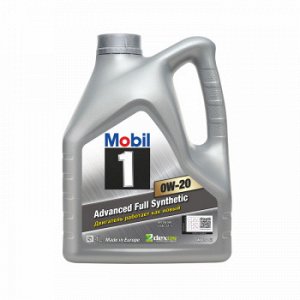 Моторное масло MOBIL-1 Advanced Full Synthetic 0W20 SN/GF-5 бензин, синтетика 4л (1/4)