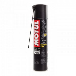 MOTUL C-4 Chain Lube Factory Line смазка для цепей 400мл (1/12)