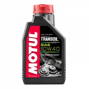 Жидкость MOTUL трансм. Transoil Expert 10W40 GL-4 для КПП 2Т двигателей, полусинтетика 1л (1/12)