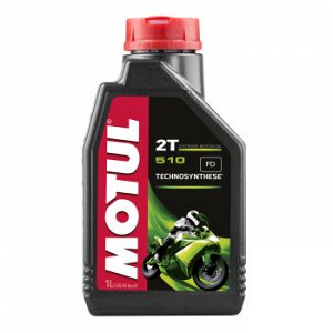 Масло двухтактное MOTUL 510 2T полусинтетика 1л (1/12)