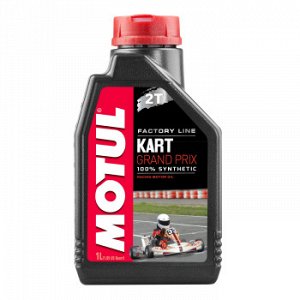 Масло двухтактное MOTUL Kart Grand Prix 2T для картов, синтетика 1л (1/12)