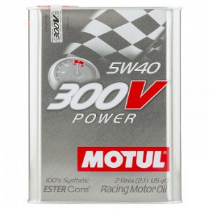 Масло моторное MOTUL 300V Power 5W40 синтетика 2л (1/10)