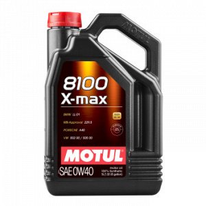 Масло моторное MOTUL 8100 X-max 0W40 SN/CF синтетика 5л (1/4)