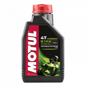 Масло четырехтактное MOTUL 5100 4T 10W40 полусинтетика 1л (1/12)