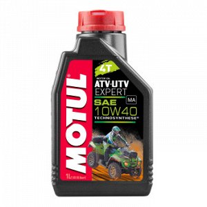 Масло четырехтактное MOTUL ATV UTV Expert 4T 10W40 для квадроциклов, полусинтетика 1л (1/12)