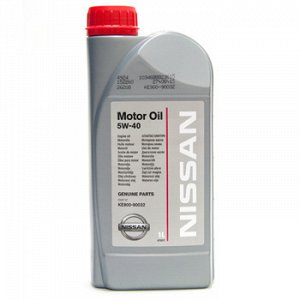 Масло моторное NISSAN 5W40 SN/CF синтетика 1л (1/18)