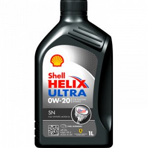 Масло моторное SHELL Helix Ultra 0W20 SN/GF-5, A1/B1 синтетика 1л (1/12)
