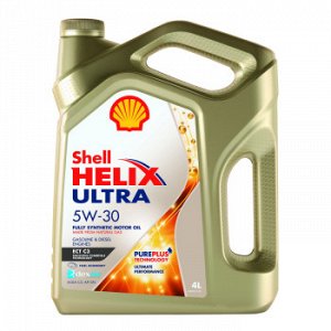 Масло моторное SHELL Helix Ultra ECT 5W30 SN, C3 синтетика 4л (1/4)