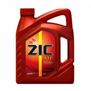 Жидкость трансмиссионная ZIC ATF  Multi    4л  (универсальная)  (1/4)