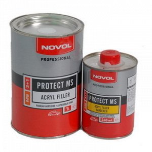 Грунтовка NOVOL  акрил (4+1) Protect 300 MS БЕЛЫЙ (1л+отв)  1/6