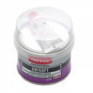 Шпатлевка NOVOL  мягкая UNISOFT   0,25кг    +отв.8g (1шт.х8g)      1/24