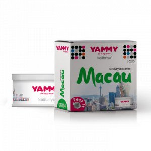 Ароматизатор меловой сити "Yammy" баночка "MACAU" (1/40) CS104