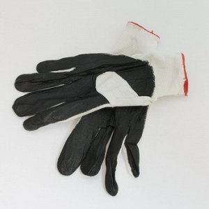 Перчатки "_" трикотаж с полимер.напылением,  масло-бензостойкие (Черные, Синие)